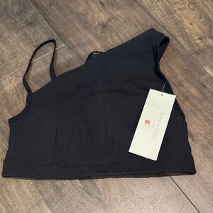 NWT! Sweaty Betty Black Asymmetrical Bralette